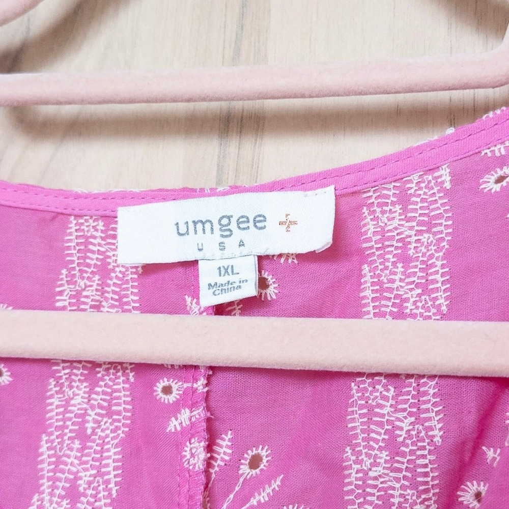 Sleeveless Pink Printed Ruffle Dress - Picture 5 of 9